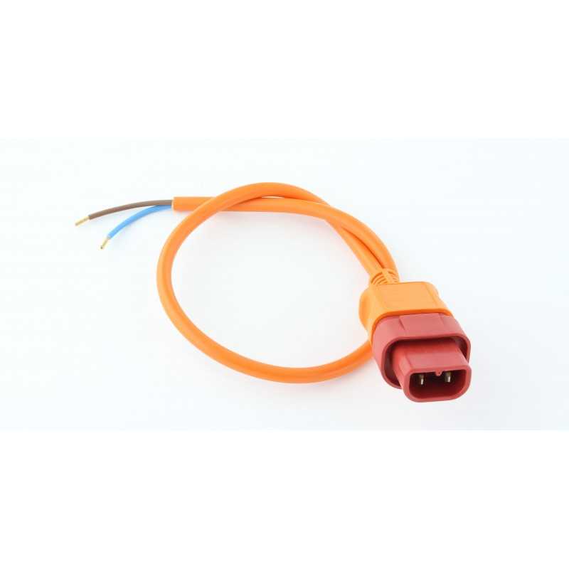 CABLE AVEC FICHE MOULEE MALE POUR ASPIRATEUR NILFISK-ALTO